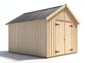 Abri de jardin - Bois-Acier - 250 x 200 x 240 cm - Bois naturel-Anthracite - Style rustique